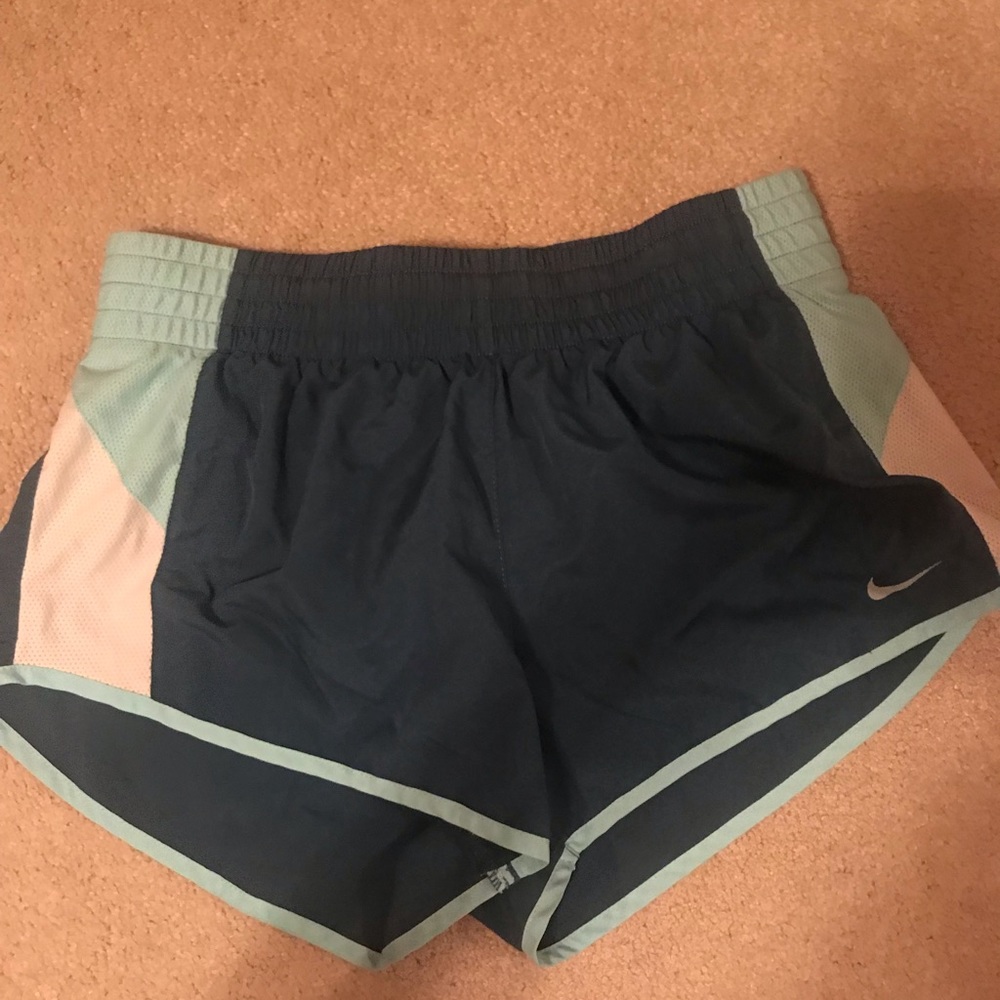 Blue Nike shorts